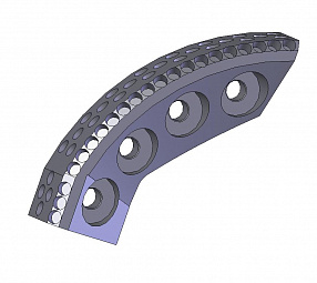 Корпус ковша ra275 (4 отв)